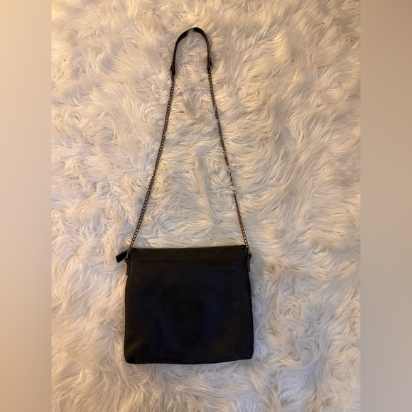 T-shirt and Jeans gray faux suede bag OS - Picture 3 of 6